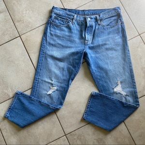 Levi’s 501 Distressed Jeans Blue Size W31 L32